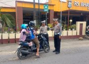 Operasi Zebra Anoa 2025: Ditlantas Polda Sultra Berikan 20 Teguran kepada Pelanggar di Depan RS Bhayangkara