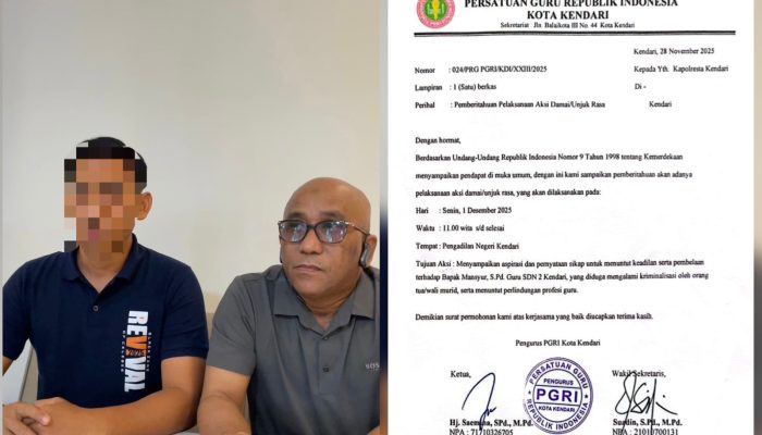 Orang Tua Siswa Korban Pencabulan di Kendari Sesalkan PGRI Bela Guru Cabul