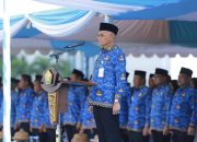 Pimpin Upacara HUT ke-54 Korpri, Sekda Sultra Tekankan Penguatan Netralitas, Profesionalisme, dan Transformasi Digital ASN