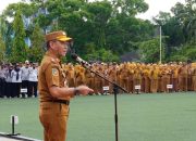 Pimpin Apel Gabungan, Sekda Kota Kendari Tekankan Disiplin, Penampilan, dan Integritas ASN