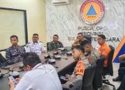 BPBD Sultra Ikuti Rakor Nasional Antisipasi Ancaman Bencana Hidrometeorologi Basah Secara Virtual