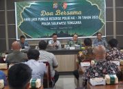Peringati HUT Reserse Polri ke-78, Direktorat Reserse Polda Sultra Gelar Doa Bersama