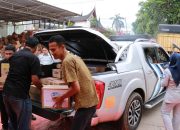 Jasa Raharja Serahkan Bantuan di Lubuk Minturun, Sumatra Barat, Pascabencana Banjir Bandang dan Tanah Longsor
