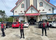 Ditsamapta Polda Sultra Gelar KRYD Pengamanan Natal 2025, Situasi Ibadah Gereja Kondusif