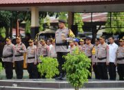 Kapolda Sultra Pimpin Upacara Kenaikan Pangkat 867 Personel Polri dan PNS Polri