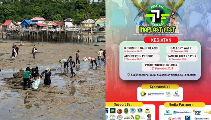 Workshop Daur Ulang hingga Aksi Bersih, Inaplast Festival di Kendari Kampanyekan Peduli Lingkungan