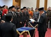 Gubernur Sultra Lantik 18 Pejabat Tinggi dan 32 Pejabat Fungsional