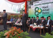 Asisten I Setda Kota Kendari Hadiri Upacara Hari Amal Bhakti Ke-80 Kemenag RI di Sultra