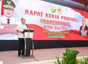 Hadiri Rakerprov Koni Sultra, Gubernur Tekankan Pembinaan dan Pemeliharaan Atlet Berprestasi