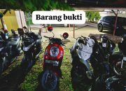 Satreskrim Polresta Kendari Tangkap Penadah Motor Curian, Enam Unit Barang Bukti Diamankan