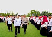 Dirbinmas Polda Sultra Pimpin Apel Kasatkamling yang Diikuti RT/RW se-Kota Kendari 