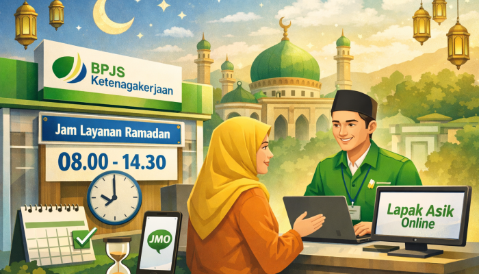 BPJS Ketenagakerjaan Sultra Lakukan Penyesuaian Jam Operasional Layanan Kantor Selama Ramadan 