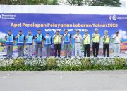 Jasa Raharja Hadir di Apel Persiapan Pengamanan Lebaran 2026 Wilayah Jawa Timur, Perkuat Sinergi Pengamanan Periode Arus Mudik dan Balik