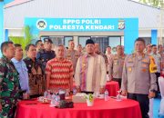 Wawali Kota Kendari Hadiri Peresmian SPPG dan Gudang Ketahanan Pangan Polri oleh Presiden RI