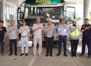 Pastikan Armada Laik Jalan, Dir Lantas Polda Sultra Pimpin Rampcheck Angkutan Lebaran 2026 di Terminal Puuwatu
