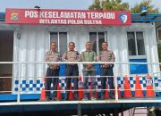 Perkuat Pelayanan Lalu Lintas bagi Masyarakat, Ditlantas Polda Sultra Dirikan Pos Mobile Keselamatan Terpadu di Desa Pohara, Konawe