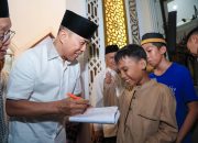 Gubernur Sultra Laksanakan Safari Ramadan di Masjid Raya Al-Kautsar, Ajak Warga Perkuat Kepedulian dan Persatuan