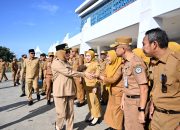 Pemkot Kendari Gelar Apel Gabungan dan Dirangkaikan Halal Bihalal Bersama Forkopimda