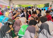 Antrean Panjang Warnai Pasar Murah Polda Sultra, Warga Berburu Sembako Murah