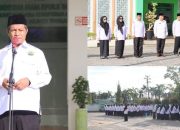 Pimpin Apel Pagi, Kakanwil Kemenag Sultra Tekankan Transformasi Budaya Kerja dan Penghematan Energi