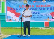 Gubernur Sultra Ajak Generasi Muda Hidup Sehat Lewat Lomba Senam Anak Indonesia Hebat 2026