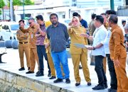 Wali Kota Kendari Monitoring Normalisasi Sungai Bantuan BWS IV di Sejumlah Titik