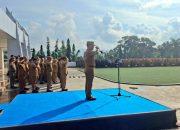 Sekda Kendari Tekankan Kedisiplinan dan Persiapan HUT ke-195 Kendari pada Apel Gabungan 