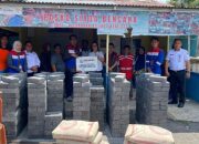 Pertamina Patra Niaga Regional Sulawesi Salurkan Bantuan Pemulihan Infrastruktur Pasca Gempa di Bitung