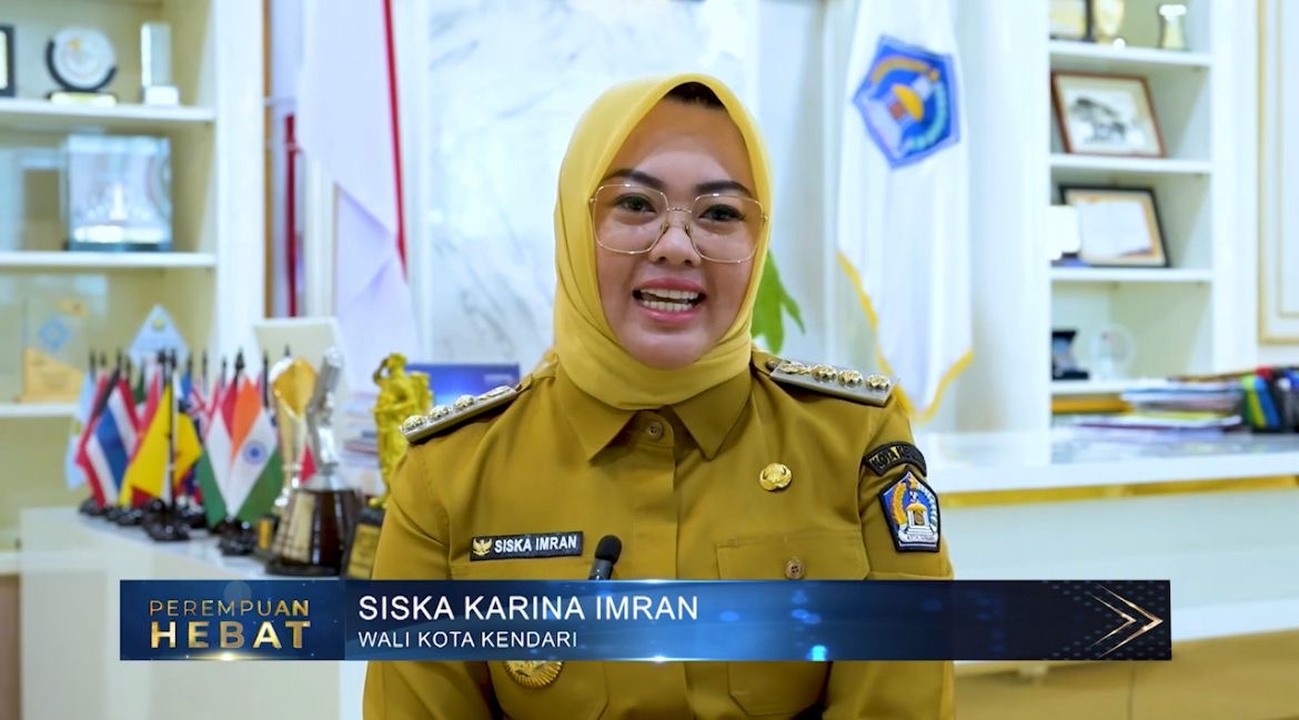 Wali Kota Kendari, dr.Hj.Siska Karina Imran, SKM dalam dialog nasional "Perempuan Hebat"