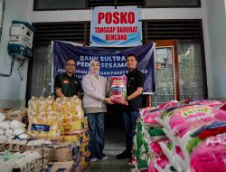 Bank Sultra Salurkan CSR berupa 300 Paket Sembako untuk Warga Terdampak Banjir di Kota Kendari