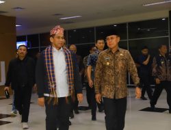 Gubernur Sultra Sambut Wamendagri di Bandara Halu Oleo