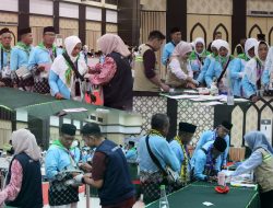 Kloter 34 Jemaah Haji Sultra Jalani Pemeriksaan di Embarkasi Makassar, Siap Berangkat ke Makkah