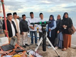 Kanwil Kemenag Sultra Pantau Hilal Dzulhijjah di Pantai Bahari Kolaka, Hasil Dikirim ke Sidang Isbat