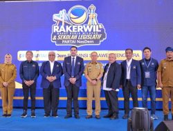 Hadiri Pembukaan Rakerwil dan Sekolah Legislatif NasDem Sultra, Gubernur Tekankan Peran Strategis Partai Politik