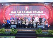 Danlanud Haluoleo Hadiri Malam Ramah Tamah Kapolda Sultra Baru, Perkuat Sinergi TNI-Polri