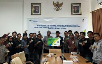 Kolaborasi BPJS Ketenagakerjaan dan KSBSI Kendari, Lindungi Pekerja dari Risiko Kerja