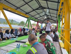 Antam UBPN Konawe Utara Bantu Danai Perbaikan Jembatan Tinobu, Warga Gelar Syukuran