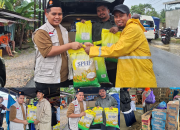 PKS Kota Kendari Turun Langsung Salurkan Bantuan Darurat di Bantaran Kali Wanggu