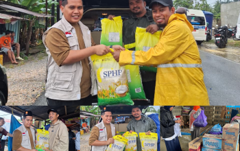 PKS Kota Kendari Turun Langsung Salurkan Bantuan Darurat di Bantaran Kali Wanggu
