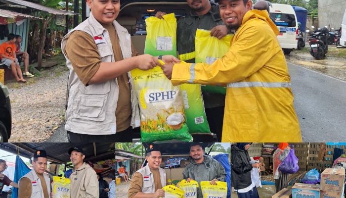 PKS Kota Kendari Turun Langsung Salurkan Bantuan Darurat di Bantaran Kali Wanggu