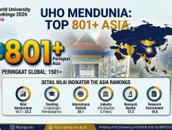 Kampus Hijau UHO Diakui Dunia, THE Tempatkan di Jajaran Universitas Terbaik Asia 2026