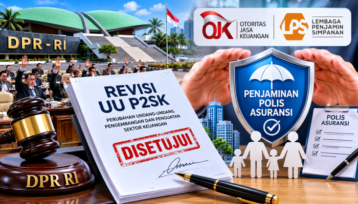 DPR Setujui Revisi UU P2SK, OJK dan LPS Siapkan Sistem Baru Penjaminan Polis Asuransi
