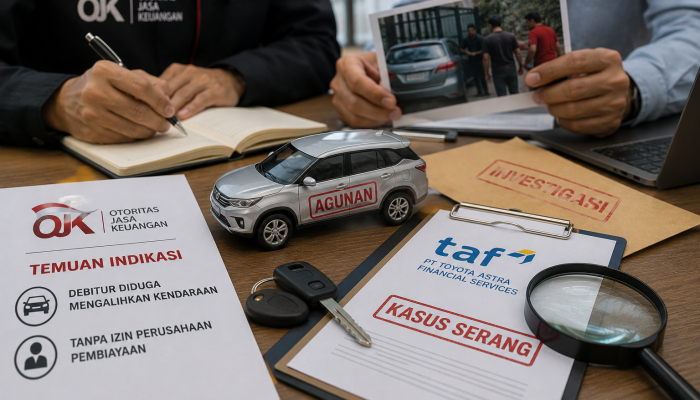 OJK Temukan Indikasi Debitur Alihkan Kendaraan Tanpa Izin di Kasus TAFS Serang