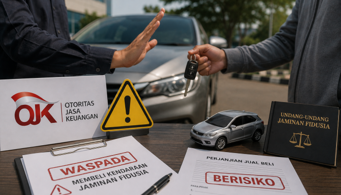 OJK Ingatkan Bahaya Membeli Kendaraan Jaminan Fidusia