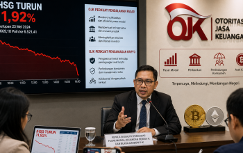 IHSG Turun 11,92 Persen, OJK Perkuat Pendalaman Pasar dan Pengawasan Kripto