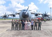 Gubernur Sultra Tinjau Pesawat Airbus A400M di Bandara Haluoleo