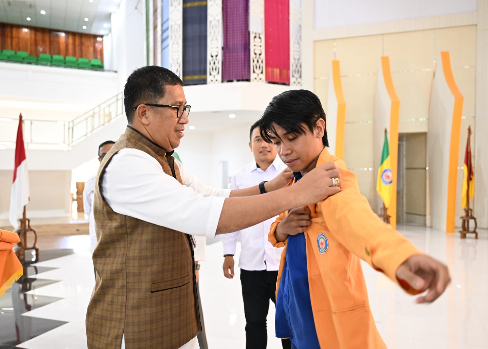 Pelepasan Mahasiswa Universitas Halu Oleo untuk KKN 2026.