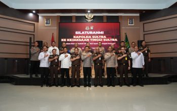 Perkuat Sinergi Penegakan Hukum, Kapolda Sultra Silaturahmi ke Kejaksaan Tinggi Sultra
