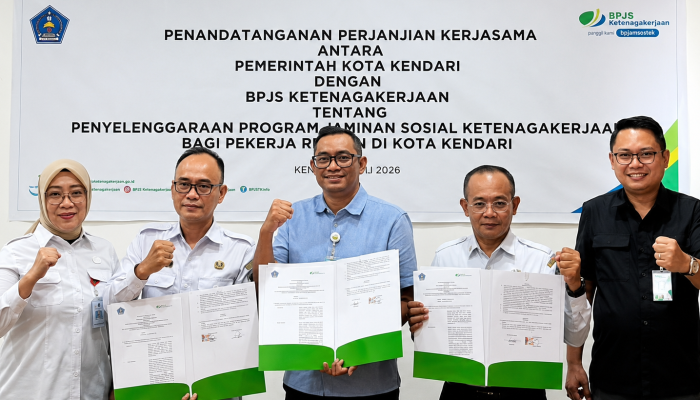 BPJS Ketenagakerjaan dan Pemkot Kendari Bersinergi Perluas Kepesertaan Pekerja Rentan
