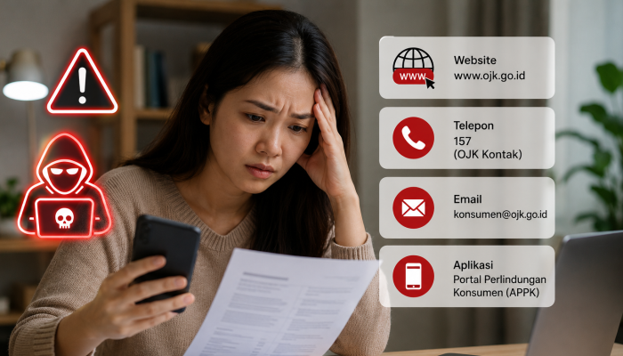 Menjadi Korban Penipuan Keuangan Daring, Ini Kanal Resmi Pengaduan yang Disediakan OJK